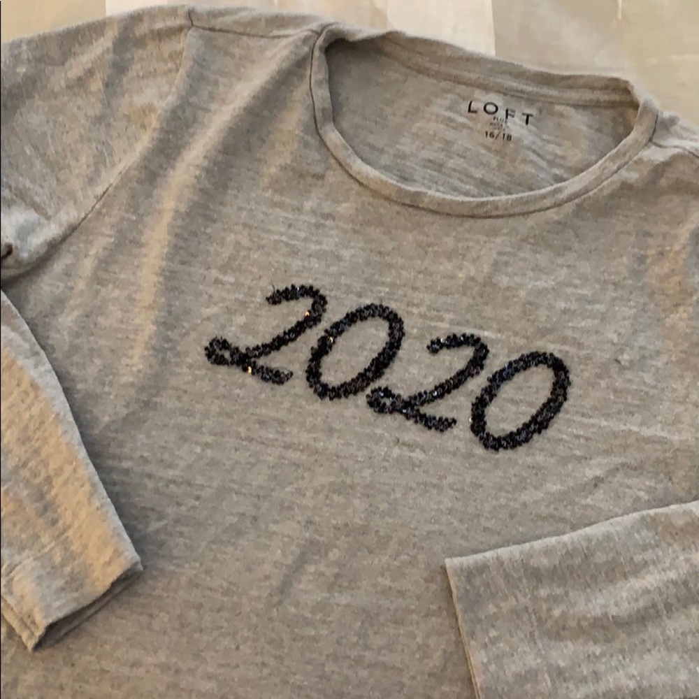 Loft 2020 Sequin Sweatshirt